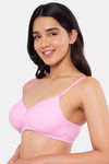 Amante Padded Non Wired Full Coverage T-Shirt Bra - Pastel Lavender — thumbnail 3